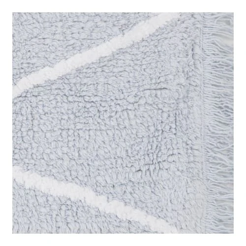 Lorena Canals Tapis Enfant Tapis Coton Motif Z Bleu 120x160 – Image 6