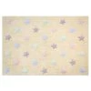 Lorena Canals Tapis Enfant Tapis Coton Vanille Motif Petites étoiles 120x160