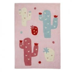 Sauthon Tapis Enfant Tapis De Chambre 90x17cm En Acrylique Blanc
