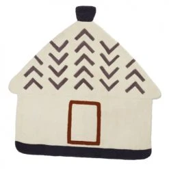 Sauthon Tapis Enfant Tapis De Chambre 90x90Cm En Acrylique Beige