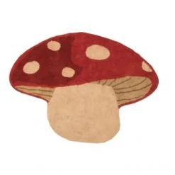 RNT By Really Nice Things Tapis Enfant Tapis En Coton En Forme De Champignon 180x120
