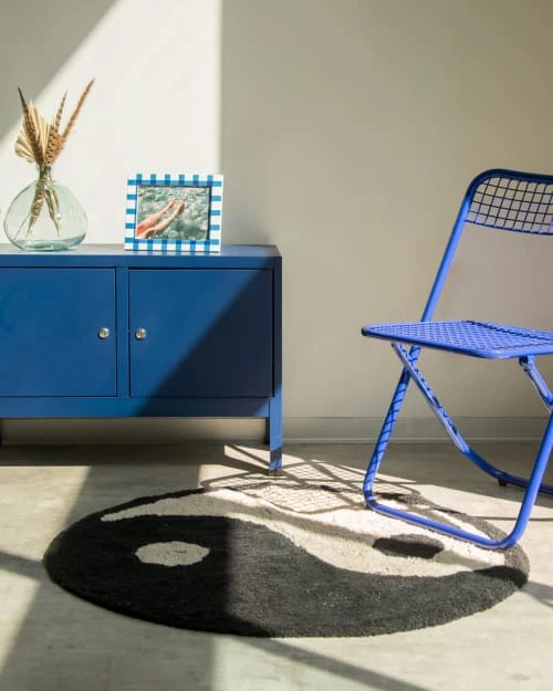 RNT By Really Nice Things Tapis Enfant Tapis En Coton Imprimé Ying Yang 90 – Image 2