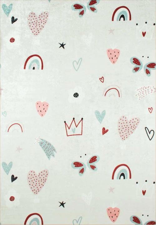 Nazar Tapis Enfant Ă Motifs Papillon 160x230