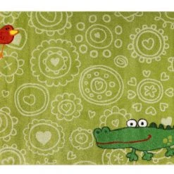 SIGIKID Tapis Enfant Animal Crocodile Vert 160x225