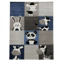 Un Amour De Tapis Tapis Enfant Bleu 140x200