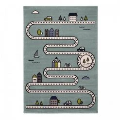 Un Amour De Tapis Tapis Enfant Bleu 160x230