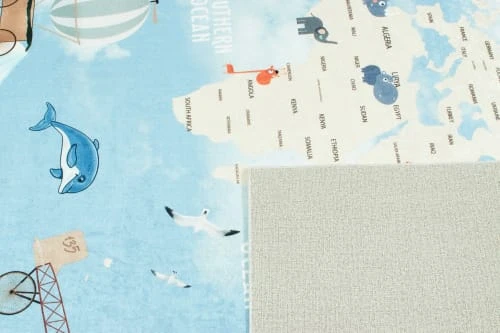 Nazar Tapis Enfant Carte Du Monde 160x230 – Image 6