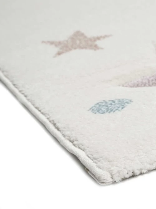 Esprit Tapis Enfant Ciel étoilé Blanc Pastel Avec Relief 120x170 – Image 5