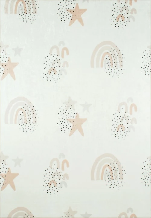 Nazar Tapis Enfant Ciel étoilé Crème 160x230