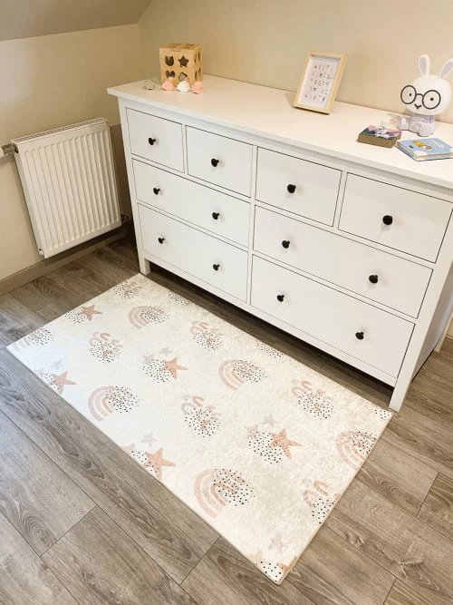 Nazar Tapis Enfant Ciel étoilé Crème 160x230 – Image 4