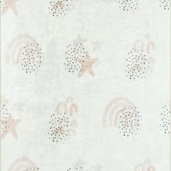 Nazar Tapis Enfant Ciel étoilé Crème 80x150
