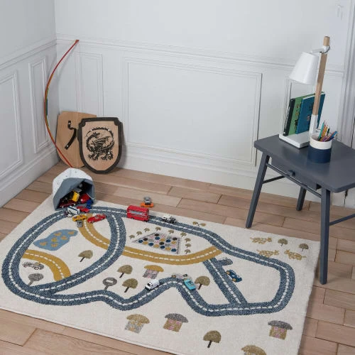 AFK Living Tapis Enfant Circuit Multicolore 135x190 – Image 4