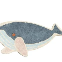 RNT By Really Nice Things Tapis Enfant Coton Forme De Baleine L : 190x85