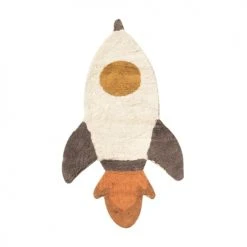 RNT By Really Nice Things Tapis Enfant Coton Forme De Fusée L: 184x8