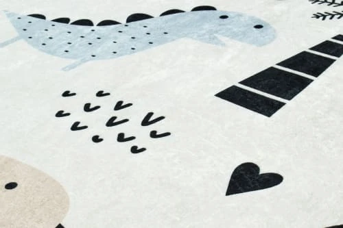 Nazar Tapis Enfant Dinosaure Bleu 120x160 – Image 5