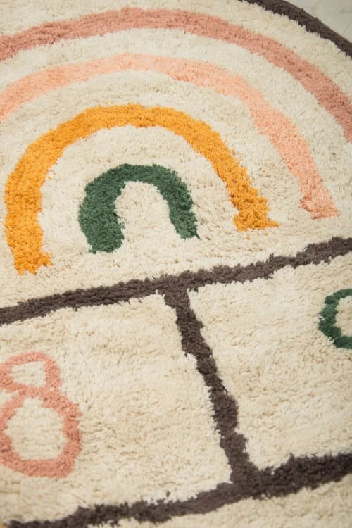 RNT By Really Nice Things Tapis Enfant En Coton Forme De Marelle S – Image 3