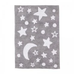 Un Amour De Tapis Tapis Enfant En Coton Gris 120x170