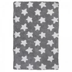 Un Amour De Tapis Tapis Enfant En Coton Gris 120x170