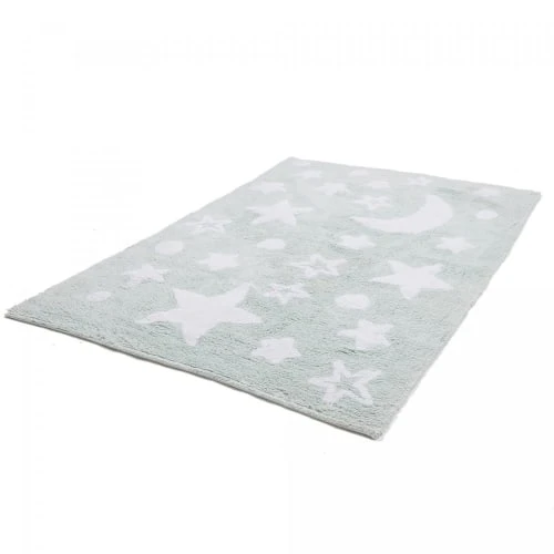 Un Amour De Tapis Tapis Enfant En Coton Vert 60x110 – Image 2