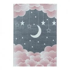 J&Kids Tapis Enfant En Polypropylène Rose Ø 160