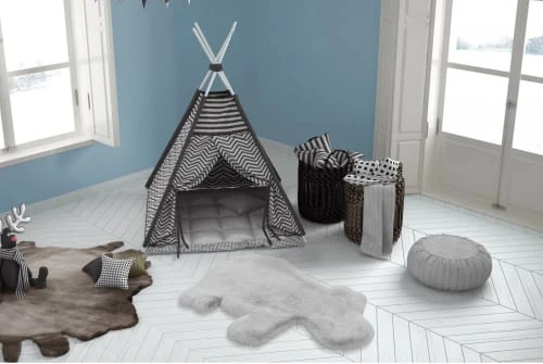 Me Gusta Tapis Enfant Gris Rectangle Micropolyester 55x90 â Image 2