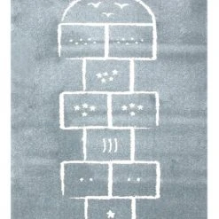 AFK Living Tapis Enfant Marelle Bleu 135x190