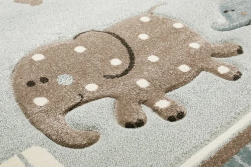 Esprit Tapis Enfant Motif Animaux Bleu 160x225 – Image 4