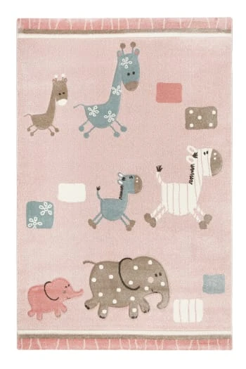 Esprit Tapis Enfant Motif Animaux Rose 80x150 â Image 6