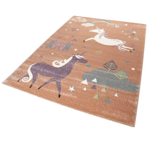 Esprit Tapis Enfant Motif Licorne Orange 80x150 – Image 2
