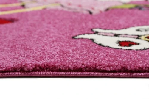 SIGIKID Tapis Enfant Motif Princesse Rose 160x225 – Image 6