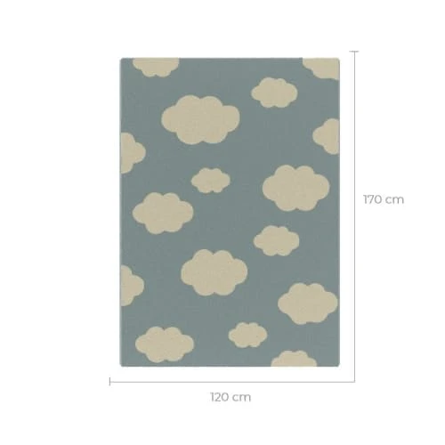 Rendez Vous Déco Tapis Enfant Nuage Bleu Clair 120x170 Cm – Image 3