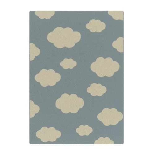Rendez Vous Déco Tapis Enfant Nuage Bleu Clair 120x170 Cm