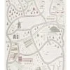 Smart Kids Tapis Enfant Plat Réversible Motif Forêt Ou Ville 100X160