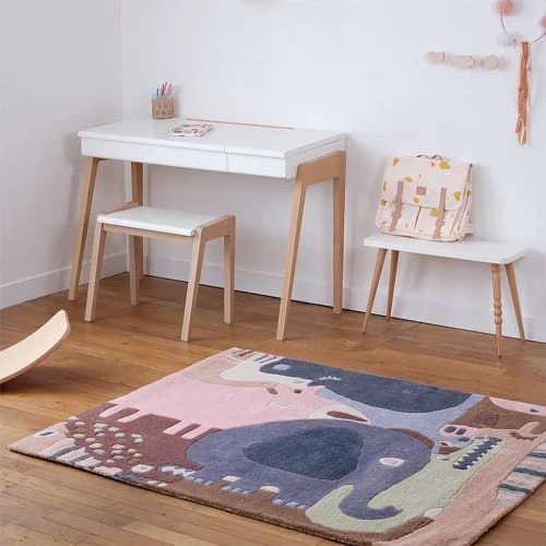 AFK Living Tapis Enfant Puzzle Animaux Multicolore 160x190 – Image 2