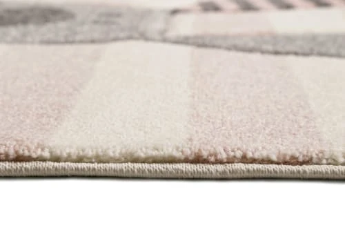 SIGIKID Tapis Enfant Rayé Pastel Motif Animaux 200x290 – Image 6