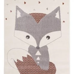 AFK Living Tapis Enfant Renard Multicolore 135x190