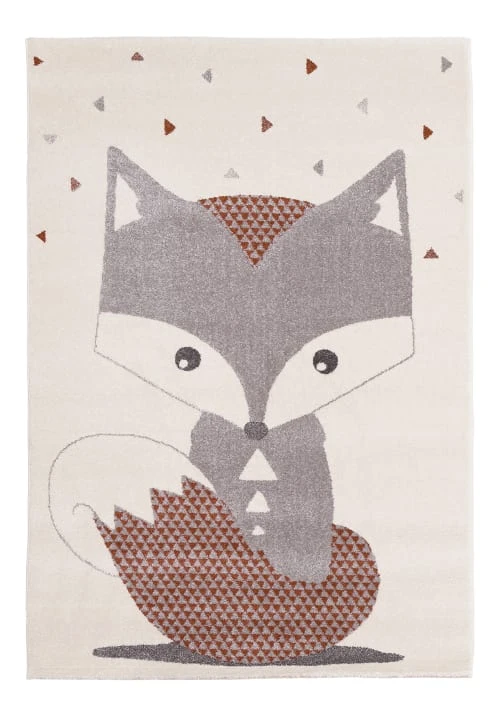 AFK Living Tapis Enfant Renard Multicolore 80x150