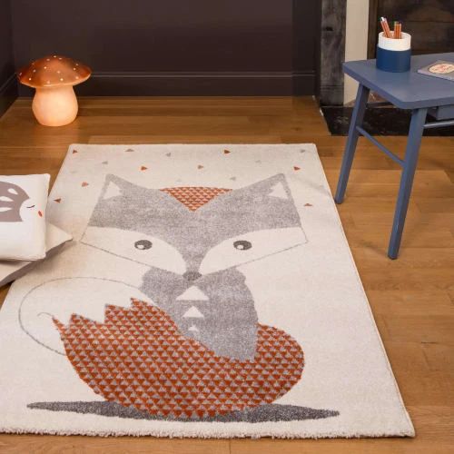 AFK Living Tapis Enfant Renard Multicolore 80x150 – Image 2