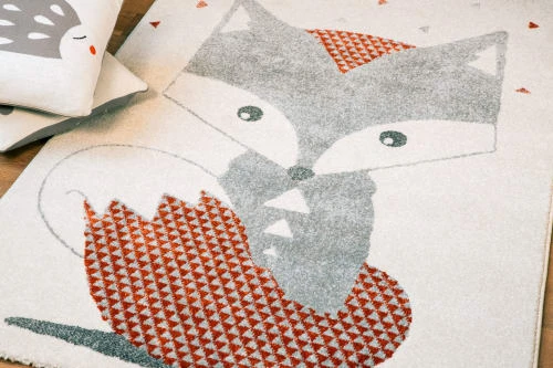 AFK Living Tapis Enfant Renard Multicolore 80x150 – Image 4