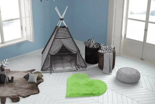 Me Gusta Tapis Enfant Vert Rectangle Micropolyester 60x70 – Image 2