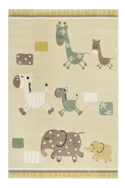 Esprit Tapis Enfantmotif Animaux Beige 133x200
