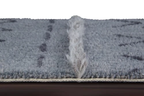 Lorena Canals Tapis Enfant Tapis Ethnique BerbĂšre En Laine Bleu 140x200 â Image 3