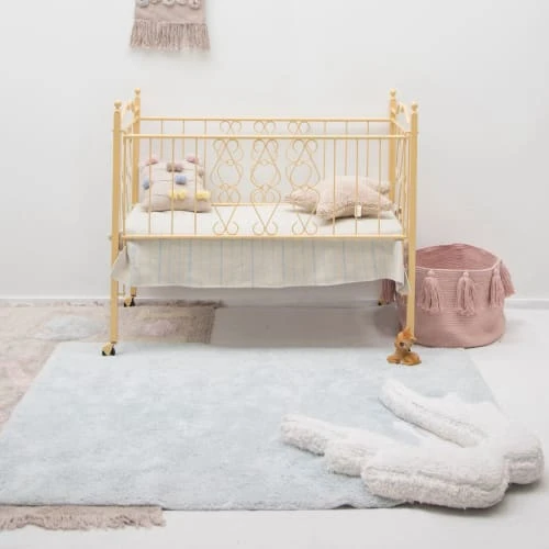 Lorena Canals Tapis Enfant Tapis Ethnique Enfant En Coton Bleu 120x160 – Image 2