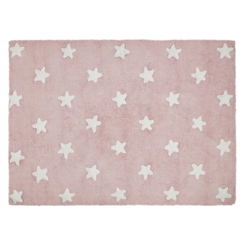 Lorena Canals Tapis Enfant Tapis Ethnique Enfant En Coton Rose 120x160