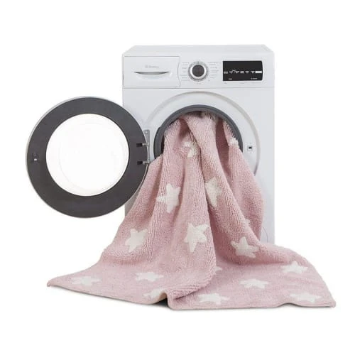 Lorena Canals Tapis Enfant Tapis Ethnique Enfant En Coton Rose 120x160 – Image 5