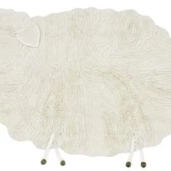 Lorena Canals Tapis Enfant Tapis Lavable 120x170 Blanc