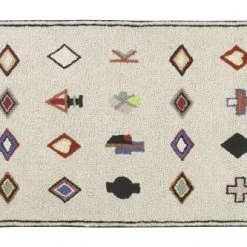 Lorena Canals Tapis Enfant Tapis Lavable En Coton Beige 140x200