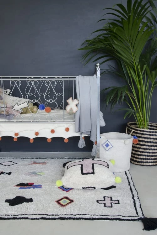 Lorena Canals Tapis Enfant Tapis Lavable En Coton Beige 140x200 – Image 2