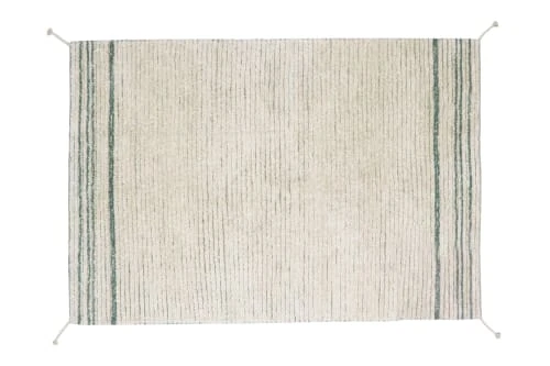 Lorena Canals Tapis Enfant Tapis Lavable En Coton Bleu 170x240 – Image 3