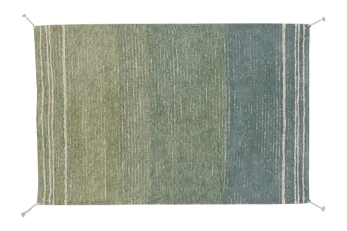 Lorena Canals Tapis Enfant Tapis Lavable En Coton Bleu 170x240 – Image 5